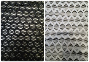 Transparentes Stricknetz mit Sechseck-Overlay-Muster Stretch Polyester Spandex Stoff - Bild 1 von 11