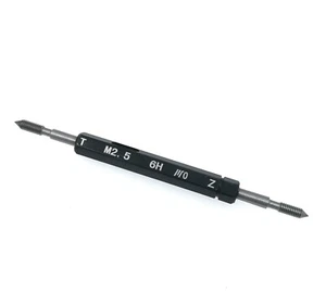 Metric Thread Plug Gage Gauge M2.5 x 0.45 6H Thread Go and NoGO - Picture 1 of 3