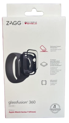 Zagg GlassFusion 360, Apple Watch Series 7 (41 mm) - Negro Foto 1 de 3