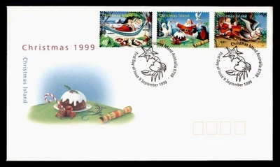DR WHO 1999 ISLA DE NAVIDAD AUSTRALIA FDC SANTA COMBO M61420 Foto 1 de 2