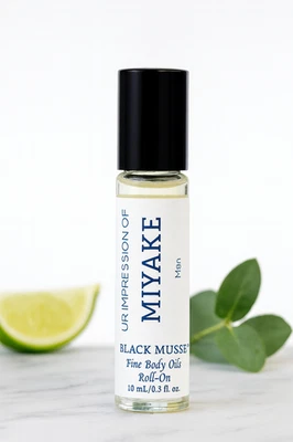 Black Musse Our Impression of MIYAKE Hombres Perfume Fino Aceite Corporal Roll-On 10 ml Foto 1 de 4