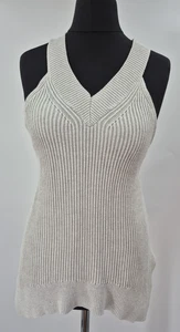 Allsaints  Manson vest Top grey sleeveless UK SMALL  knitted tank 2163 - Picture 1 of 6