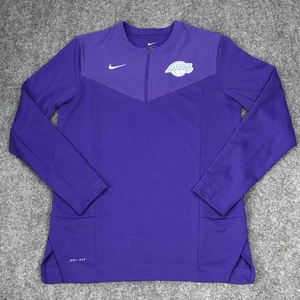 Los Angeles Lakers Shirt Herren Medium Lila NBA Quarter Zip Nike Dri-FIT Top - Bild 1 von 11