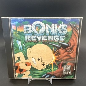 Bonk&rsquo;s Revenge (TurboGrafx-16) , Case & Manual