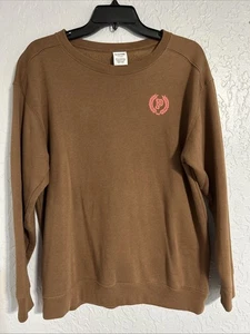 Pink by Victoria's Secret Women's Brown Crew Neck Sweatshirt - Size M - Picture 1 of 4