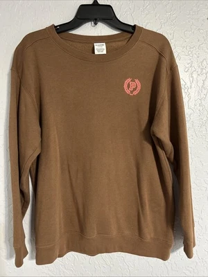 Sudadera para mujer Pink by Victoria's Secret marrón cuello redondo - talla M Foto 1 de 4