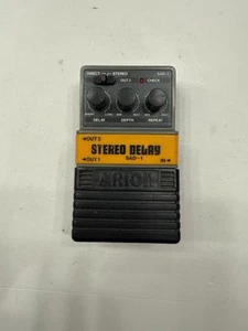 Arion SAD-1 Stereo Analog Delay Gray Box Vintage Guitar Effect Pedal MIJ Japan - Picture 1 of 6