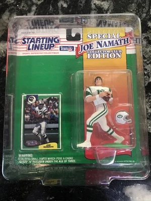 Joe Namath Lot Of (2) 1994 SLU Collector Figures New York Jets - Image 1 of 2