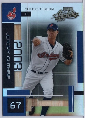 Playoff Absolute Memorabilia Spectrum #102 2003 Jeremy Guthrie #'d 057/100 Foto 1 de 2
