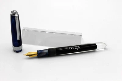 Pluma Estilográfica Modele Recife Depose Celuloide - Plumín Punta Iridio - Francia Foto 1 de 4