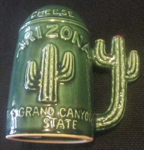 AGITADOR DE QUESO VINTAGE CERÁMICA ARIZONA CACTUS SOUNVENIR "JAPÓN" - Imagen 1 de 3