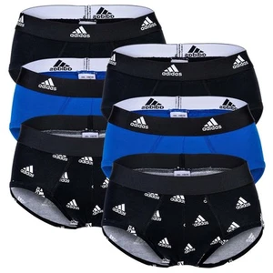 Adidas Slip Hombres,6er Paquete - Calzoncillos,Active Flex Algodón,Logo,Color - Imagen 1 de 24