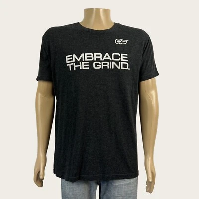 Case Force CF Embrace The Grind Men's XL Charcoal Gray Graphic T-shirt - Image 1 of 4