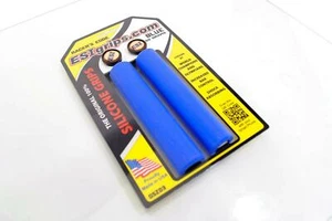 ESI Racer's Edge Mountain Bike 130mm Silicone Handlebar Grips Blue - Picture 1 of 5