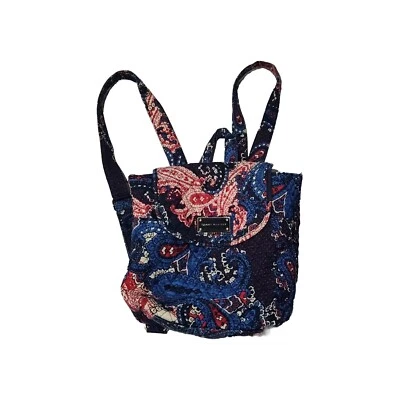 Tommy Hilfiger Mochila Pequeña Bolsa de Libros Paisley Azul Rojo Foto 1 de 4