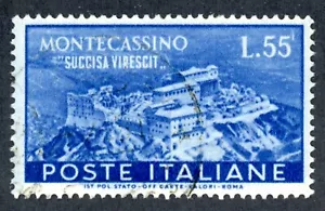 ITALY Scott #580 "Monte Cassino" WWII Famous Battle Site & Benedictine Monastery - Picture 1 of 1