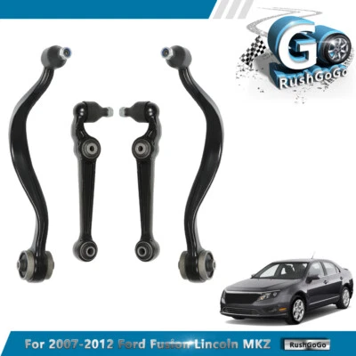 4pcs Front Lower Control Arm Ball Joint For Ford Fusion Lincoln MKZ 2007-2012 - Image 1 of 4