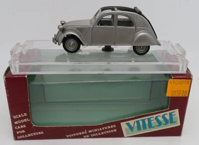 B VITESSE CITROEN 2CV 1948 OPEN GRIGIO ARGENTO 1/43 REF 521-1 IN BOX - Immagine 1 di 4