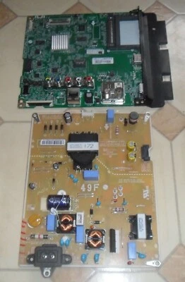 49LJ594V Board set psu EAX67189301 Main board EAX67129604 - Image 1 of 2