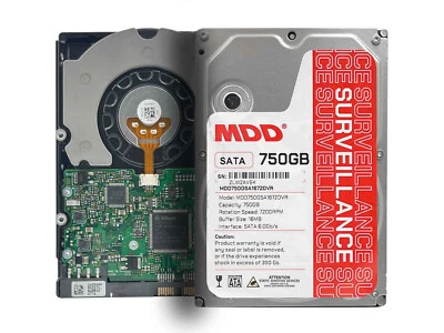 MDD 750GB 7200RPM 16MB SATA 6.0Gb/s 3.5" Surveillance HDD- 3 Year Warranty - Image 1 of 4