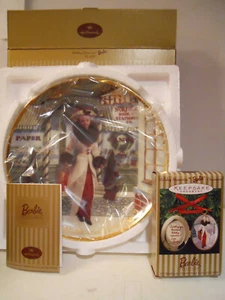 Hallmark Barbie Holiday Memories Teller & Ornament Victorian Christmas 1995 NRFB - Bild 1 von 2