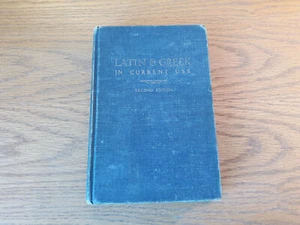 Latin And Greek In The Current Use Eli E Burriss 1949 Hardcover Prentice Hall - Picture 1 of 11