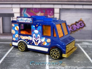 Camión de helados Hot Wheels Easter Speedsters 2009 azul suelto difícil de encontrar 1:64 D4 - Imagen 1 de 3