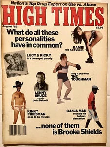 HIGH TIMES MAGAZINE # 84 VINTAGE AUGUST 1982 LUCY & RICKY BAMBI THE ACID QUEEN - Imagen 1 de 6