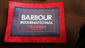Barbour Embroidered Sew on BARBOUR INTERNATIONAL Patch Badge - Picture 1 of 24