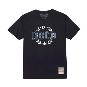 Mitchell & Ness Men's Jackson State University HBCU Wreath Tee Shirt 2XL Navy - Picture 1 of 3