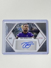 2023 Sage Collectibles Zion Tupuola-Fetui Silver Auto Washington Autograph #A-DM