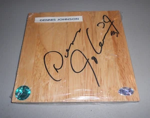 Dennis Johnson Autographed Floorboard Deceased Celtics Legend COA - Picture 1 of 3