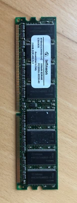 256MB - DDR -SDRAM - PC3200U - Infineon - HYS64D32300GU-5-C - Bild 1 von 2