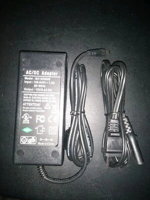 AC/DC 12V 5A Power Supply Adapter Transformer For LED Strip Light - Image 1 of 4