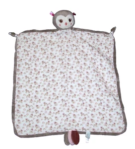 Douglas Baby Nova Owl Muslin Blanket Blankie Rainbows Knots Cuddle Toy Lovey 23" - Picture 1 of 2