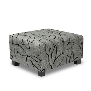Ottoman Cover Square Slipcovers Printed,Stretch Footrest Stool Cover for Otto... - Picture 1 of 6