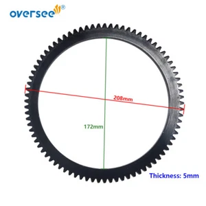 66M-85550 Flywheel Crown Gear Ring For YAMAHA Outboard 4T F15 F20 66M-85550-10 - Picture 1 of 5
