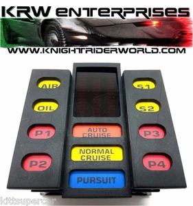 1982 PONTIAC FIREBIRD KNIGHT RIDER KITT 1/2 SEASON VOICEBOX OVERLAY BEZEL COVER - Picture 1 of 12
