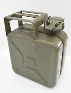 Original German Army 5 Litre Fuel 5L Can SANDRIK Military Petrol Can Rare Issue - Picture 1 of 3