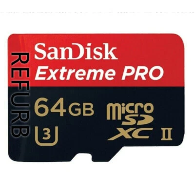 Sandisk 64GB Extreme Pro micro SDXC UHS-II U3 Class10 275mb/s TF Card for phone - Bild 1 von 4