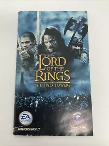 Nintendo GameCube DER HERR DER RINGE Die zwei Türme NUR ORIGINAL HANDBUCH - Bild 1 von 3