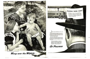 Anuncios impresos Life de 1940 Beautyrest Pullman Co. Bostitch - Imagen 1 de 3
