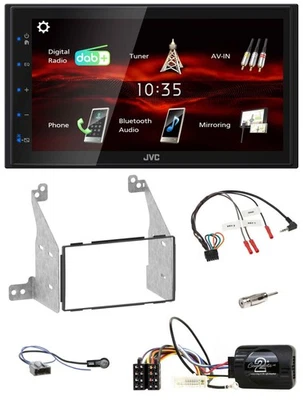 JVC USB Bluetooth Lenkrad DAB 2DIN Autoradio für Nissan Pathfinder R51 2010-2013 - Bild 1 von 4