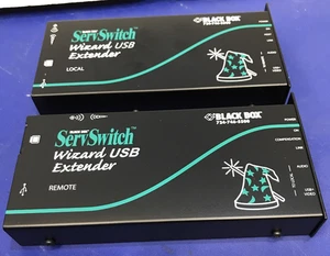 ServSwitch Wizard USB Extender ACU5050A Remote & Local Black Box - Afbeelding 1 van 23