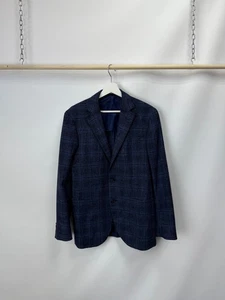 boggi milano wool blend blazer linen men's size 48 r - Picture 1 of 8
