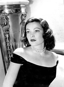 FOTO PUBLICITARIA 8x10 de colección de la actriz de Broadway Gene Tierney - Años 1930-1940 - Imagen 1 de 1