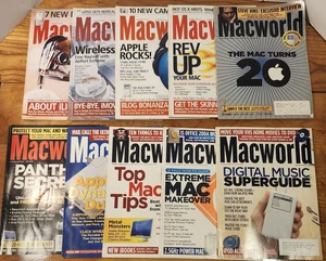 Vintage MACWORLD Magazine LOT, 2003 & 2004, Total of 10 - Picture 1 of 11