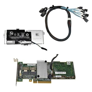 Dell LSI Raid Controller L3-25121-74B 003NDP + BBU + 2xSAS/6xSATA Kabel LP - Afbeelding 1 van 4