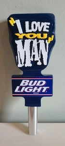Bud Light Bier "I love you man" Vintage 8" Bierfass/Ausguss Zapfhahn Griff - Bild 1 von 6
