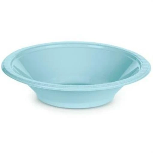 Pastel Blue 12oz Plastic Bowls 20 Per Pack Blue Tableware Party Decorations - Image 1 of 1